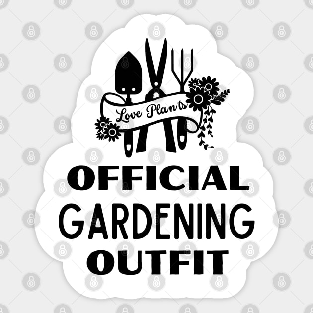 Official Gardening Outfit Sticker by stressless